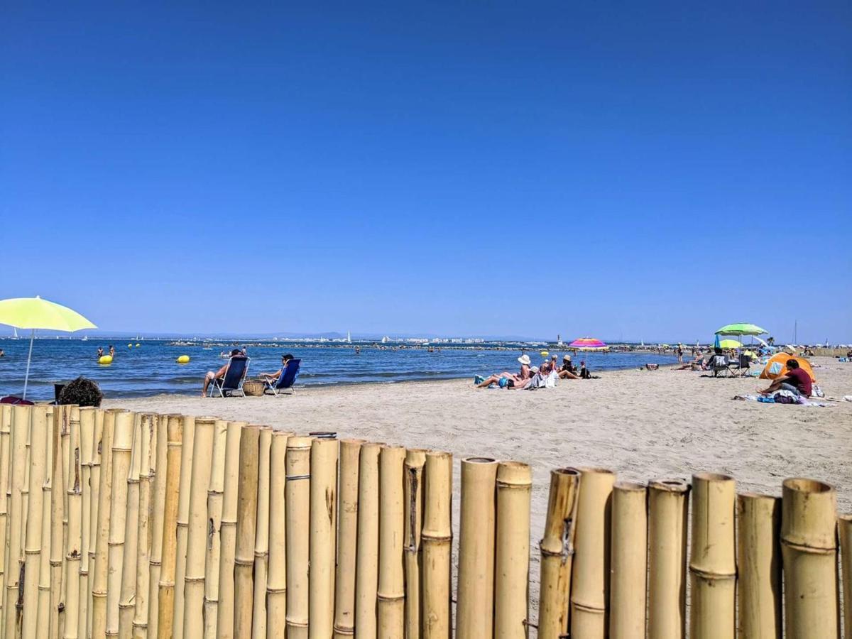 3 Pieces Climatise Avec Terrasse, Parking Prive, A 100M De La Plage, 7 Couchages - Fr-1-307-148 Le Grau-du-Roi Εξωτερικό φωτογραφία
